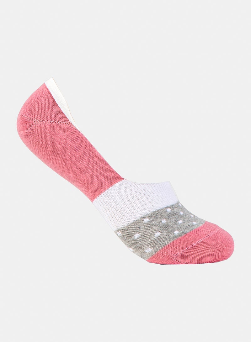 Odds Women's Pack of 3 Lycra invisible Patterned Socks - Image 2